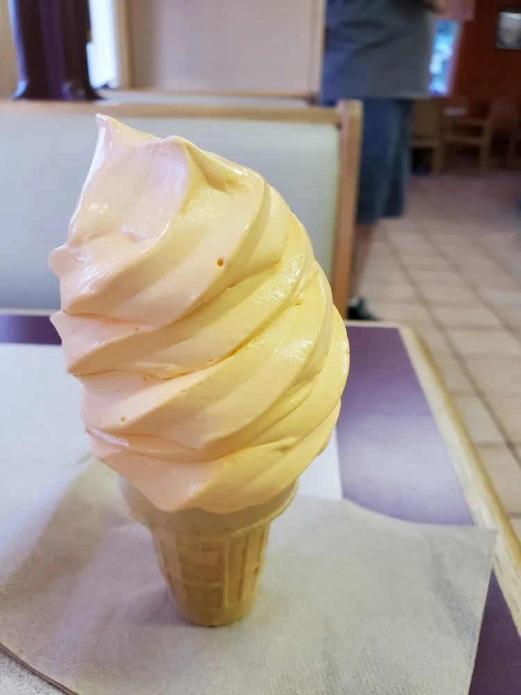 Creamsicle Ice Cream Cone